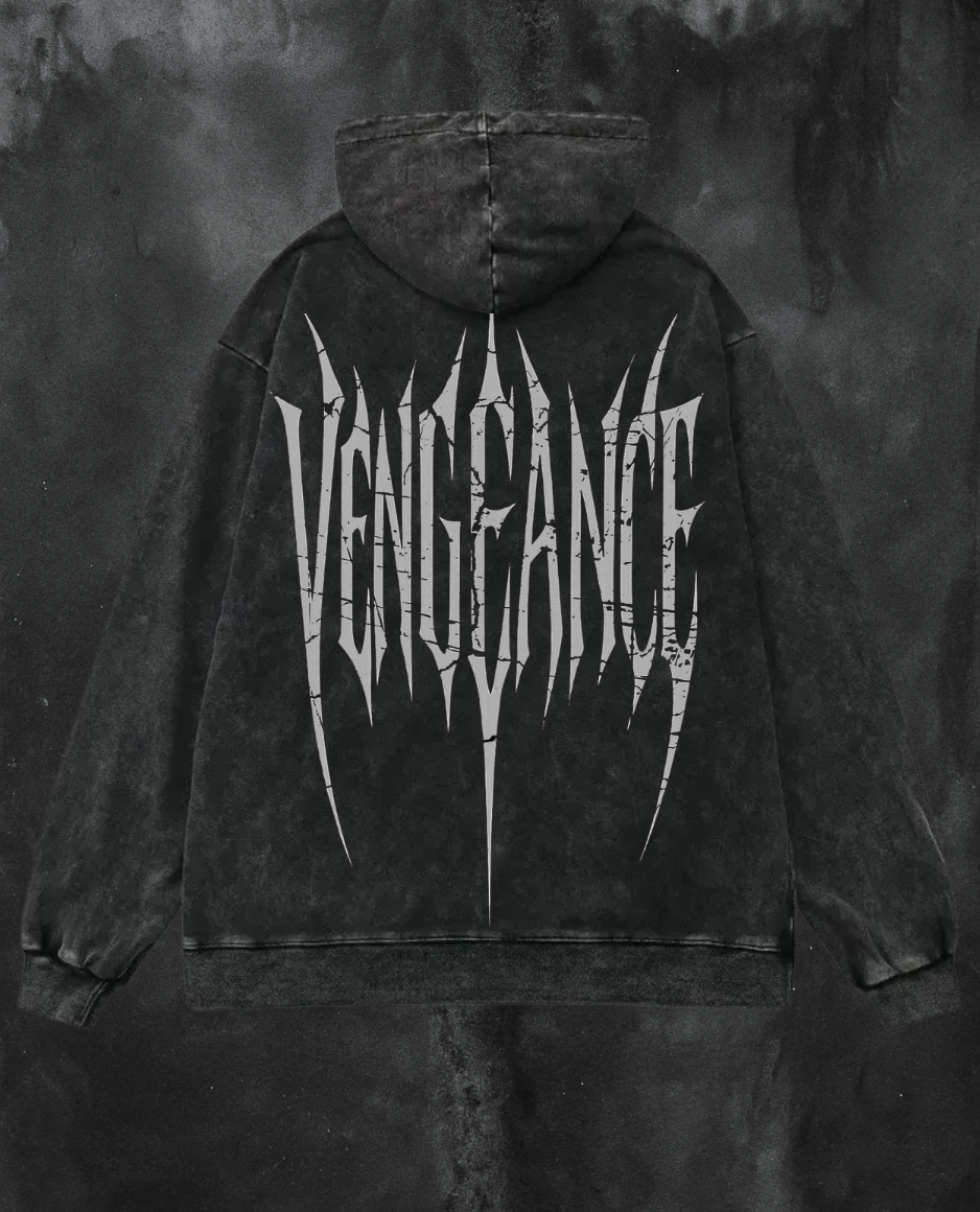 Acid Wash Vengeance Hoodie