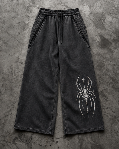 Raw Edge Spider Sweatpants