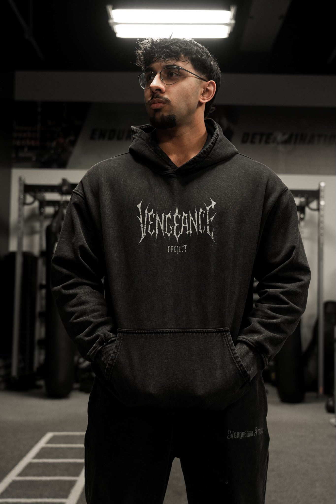 Acid Wash Vengeance Hoodie