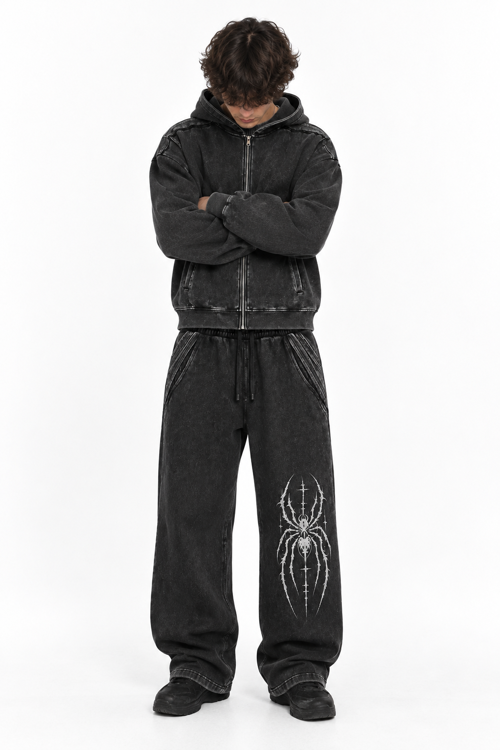 Raw Edge Icarus Zip Up
