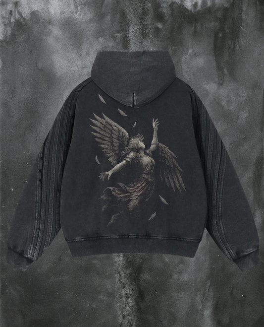 Raw Edge Icarus Zip Up
