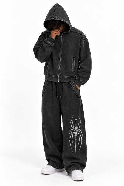 Raw Edge Spider Sweatpants