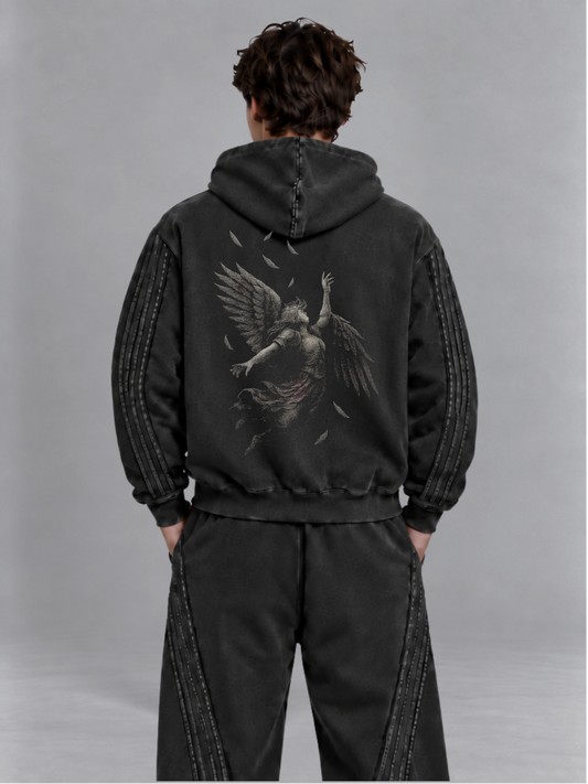Raw Edge Icarus Zip Up